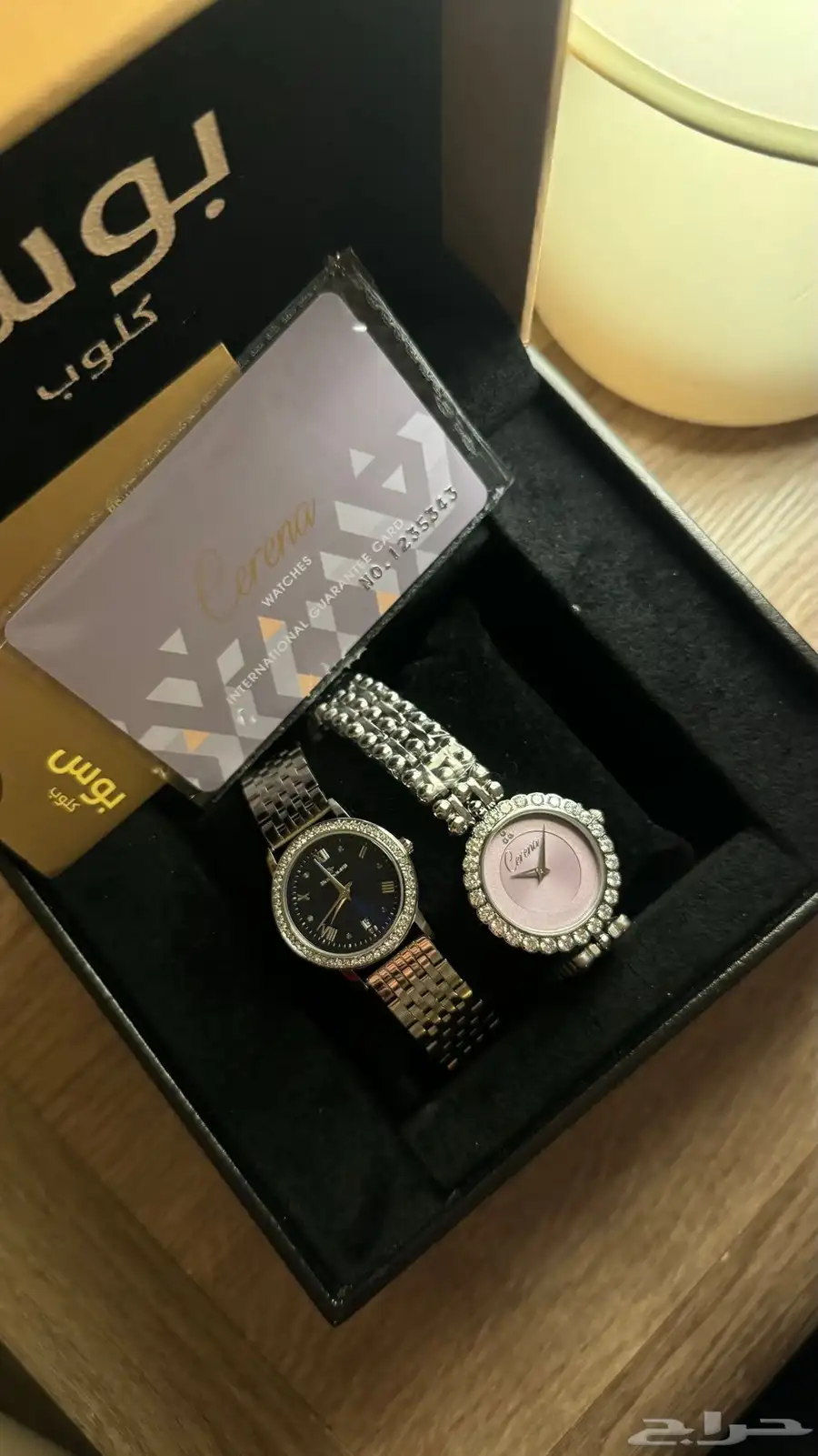 ساعات وتاج عروس للبيع جديده 0