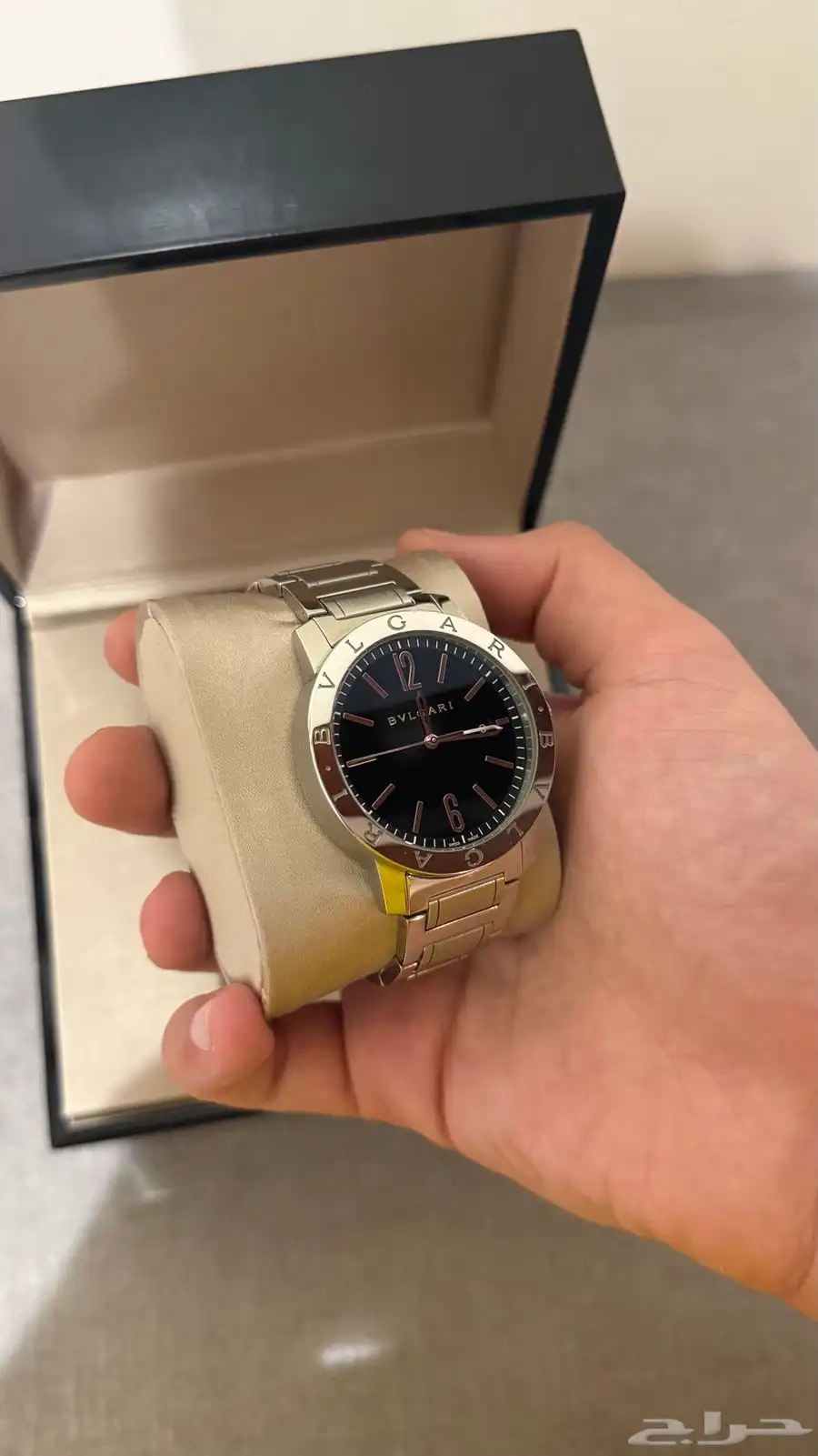 للبيع ساعة بولقري bvlgari مقاس 41 رجالية 15