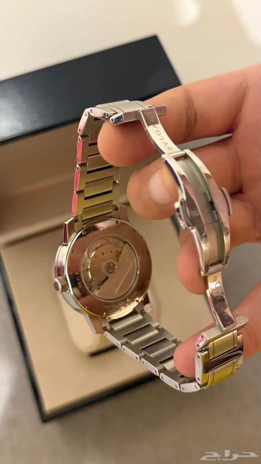 للبيع ساعة بولقري bvlgari مقاس 41 رجالية 4