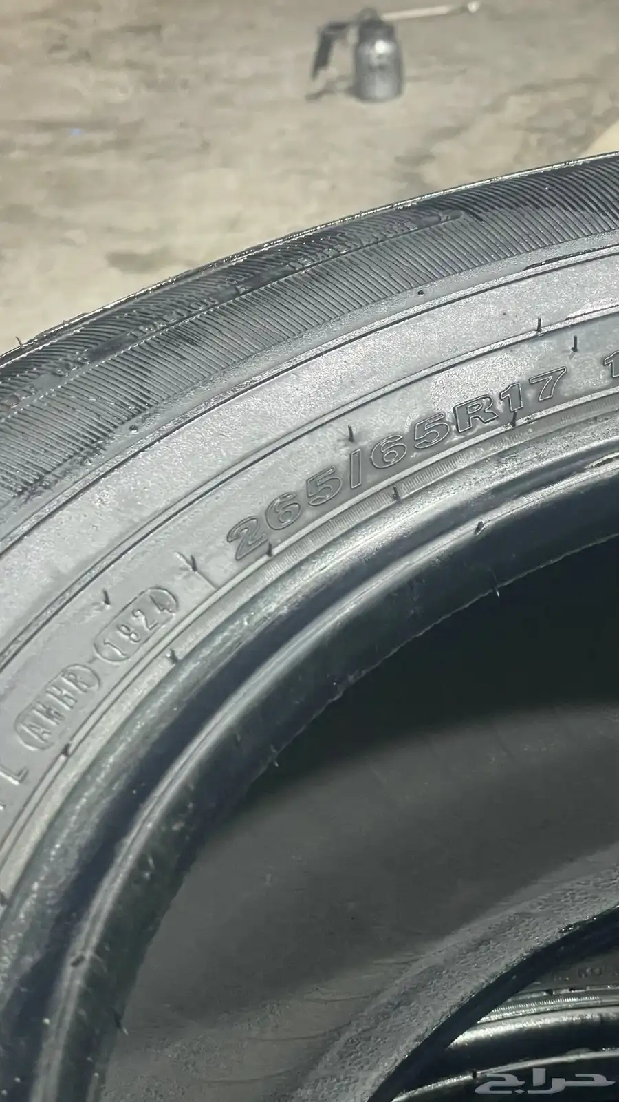 كفرات برادو فورشنر هايلكس رودستون كوري 265 65 17 شبه جديدة 2