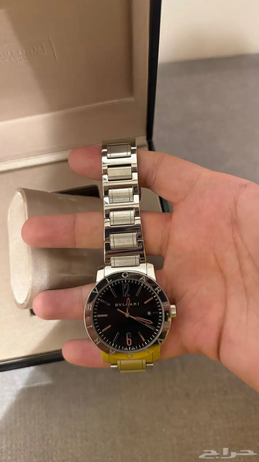 للبيع ساعة بولقري bvlgari مقاس 41 رجالية 6