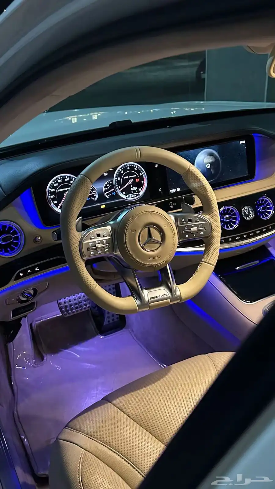 مارسيدس يخت s400 محول 63 داخلي خارجي مع وجود قطع الوكالة 4