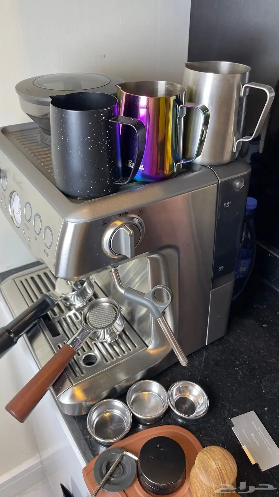 مكينه قهوه Breville مع ادواتهااستخدام بسيط جدا index