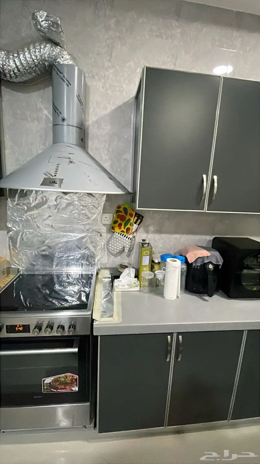 مطبخ متكامل ألمنيوم صاج تفصيل وفرن وشفاط ( قابل للتفاوض ) 4