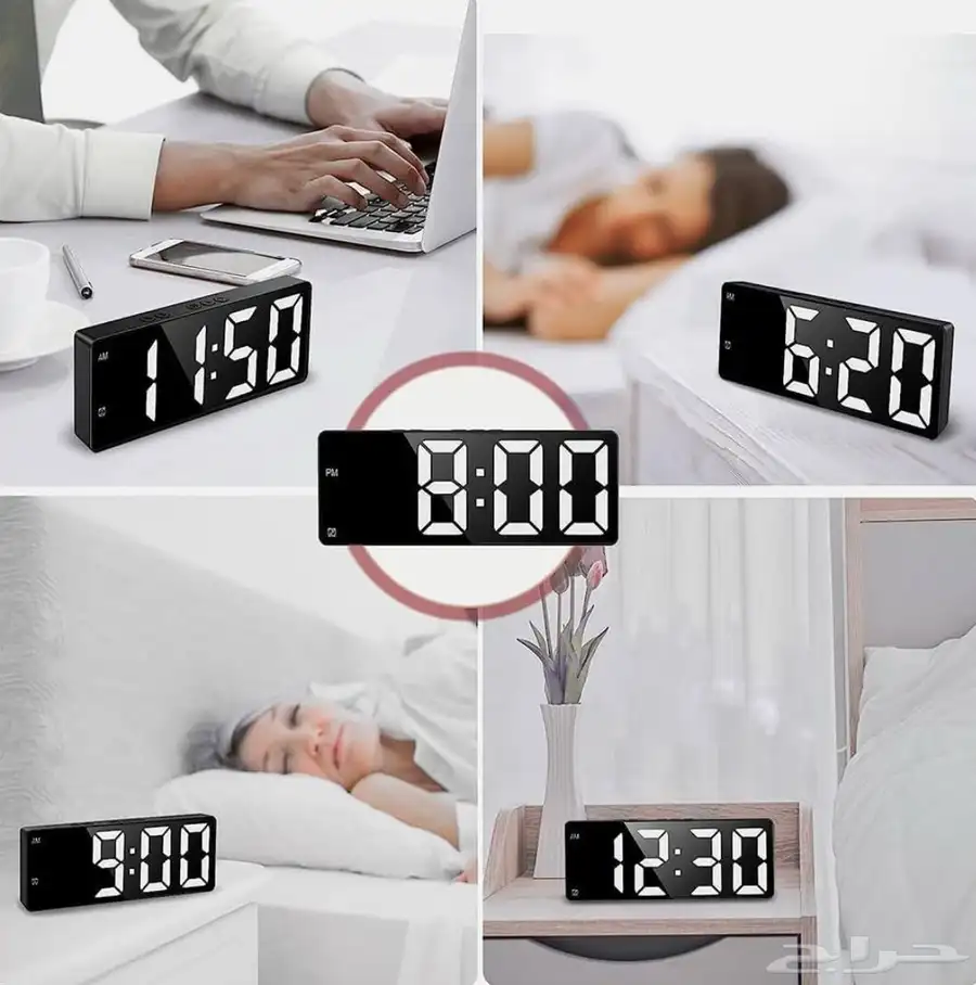 digital alarm clock index