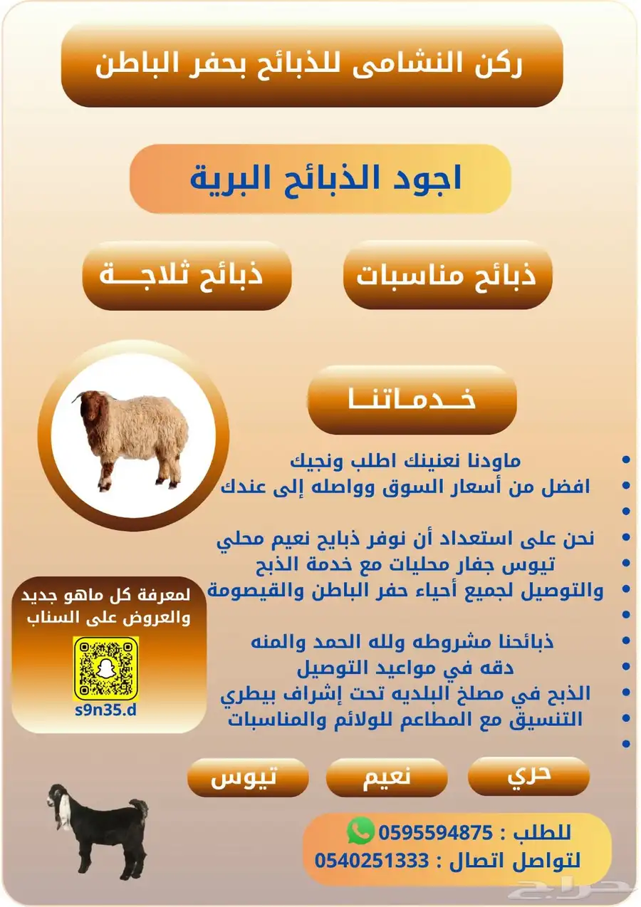 تيوس فاخره عرض خاص 0