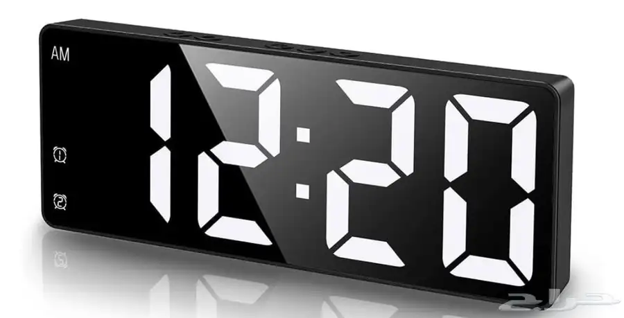 digital alarm clock index