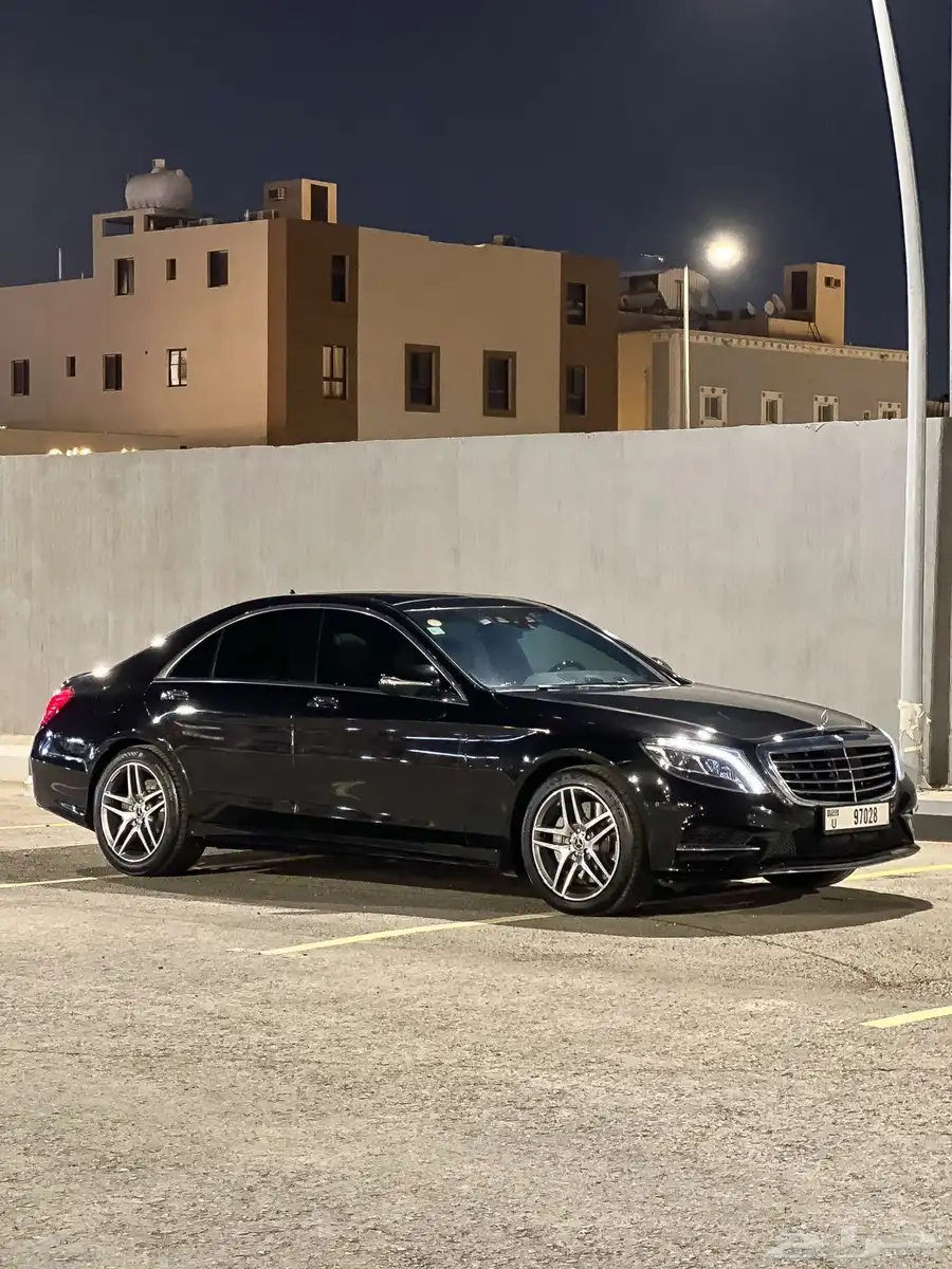 مرسيديس S400 موديل 2015 شورت وارد اليابان لوحات دبي 0