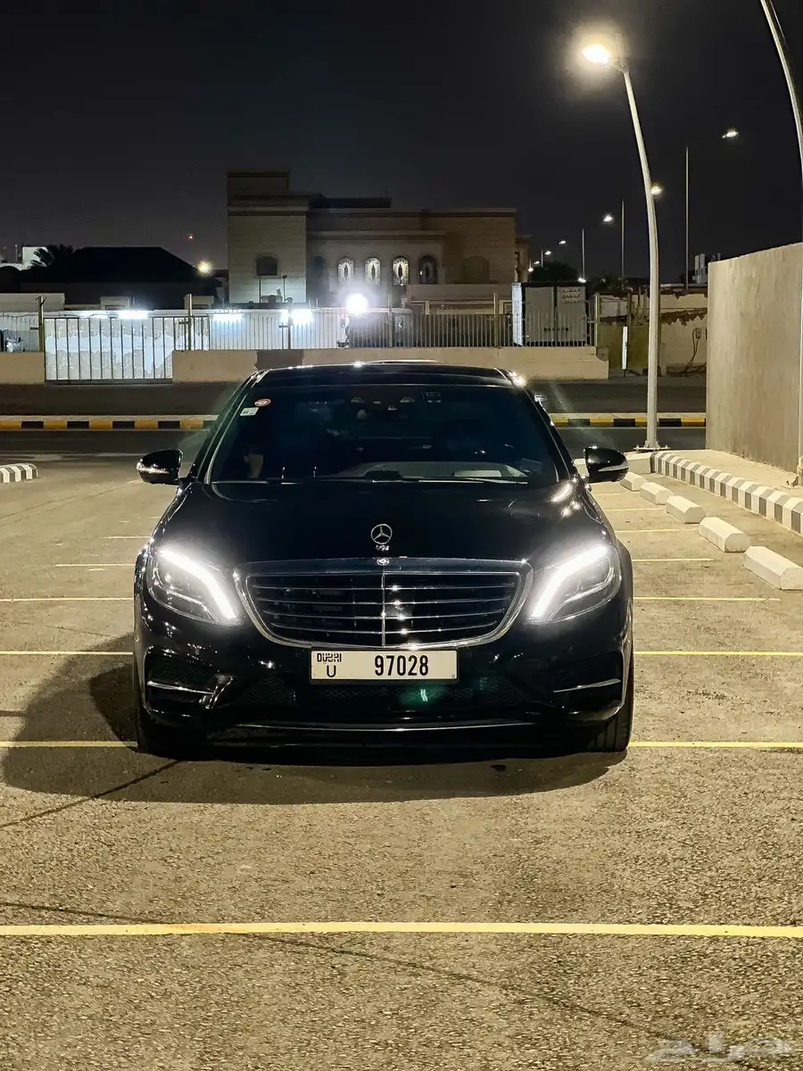 مرسيديس S400 موديل 2015 شورت وارد اليابان لوحات دبي 1