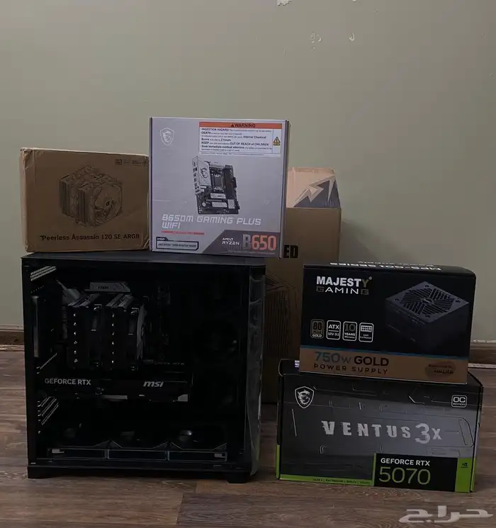 تجميعة قيمنق MSI 5070 - R5 9600X 5