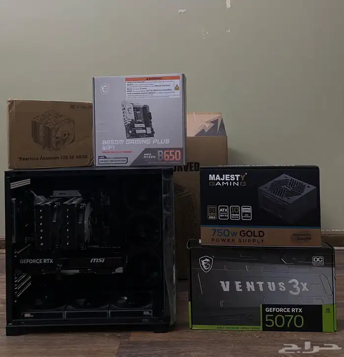 تجميعة قيمنق MSI 5070 - R5 9600X 4