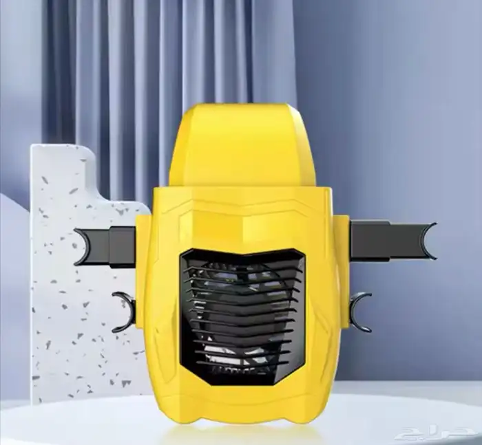 مروحة متنقلة صغيرة لون اصفر ولون اسود ب20 ريال 4