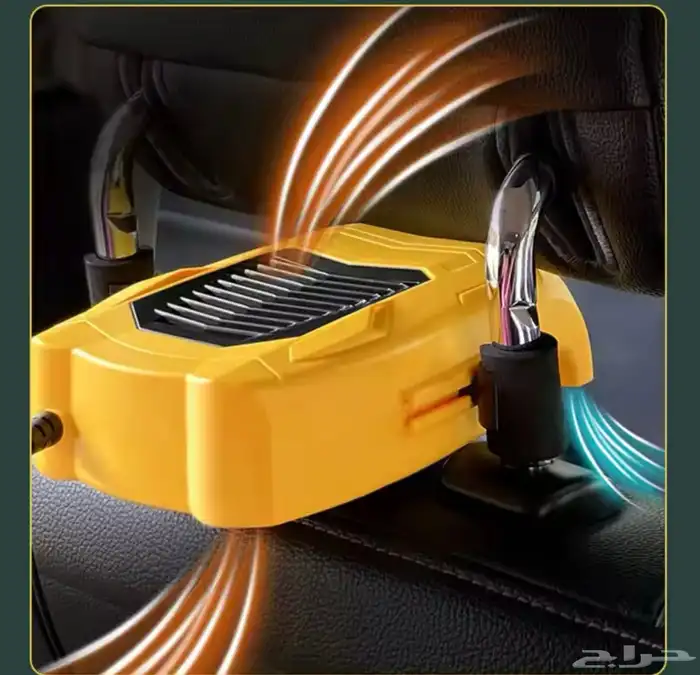 مروحة متنقلة صغيرة لون اصفر ولون اسود ب20 ريال 1