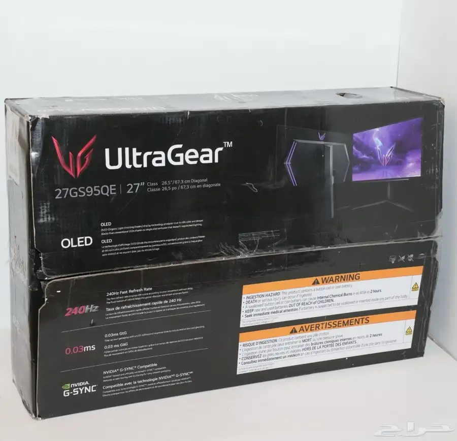 شاشة LG ULTRAGEAR OLED 0