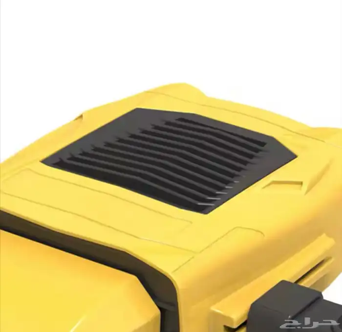 مروحة متنقلة صغيرة لون اصفر ولون اسود ب20 ريال 2