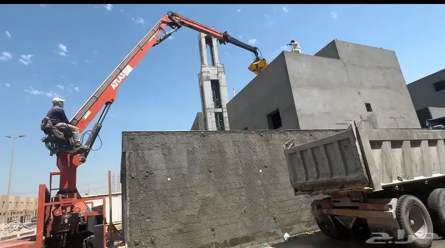 رافعه رمل. كرين رمل لرفع رمل مساح و دفان و كنكري 2