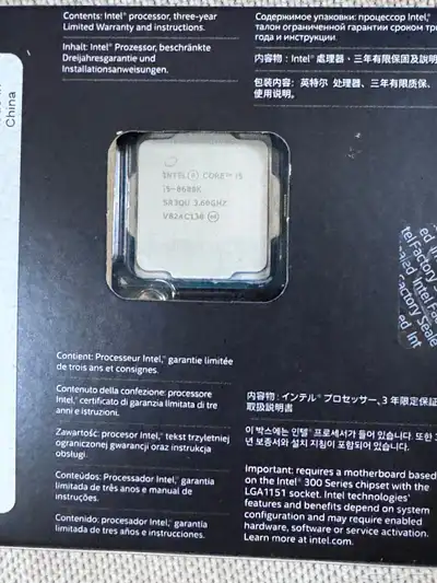 للبيع معالج i5-8600K 1