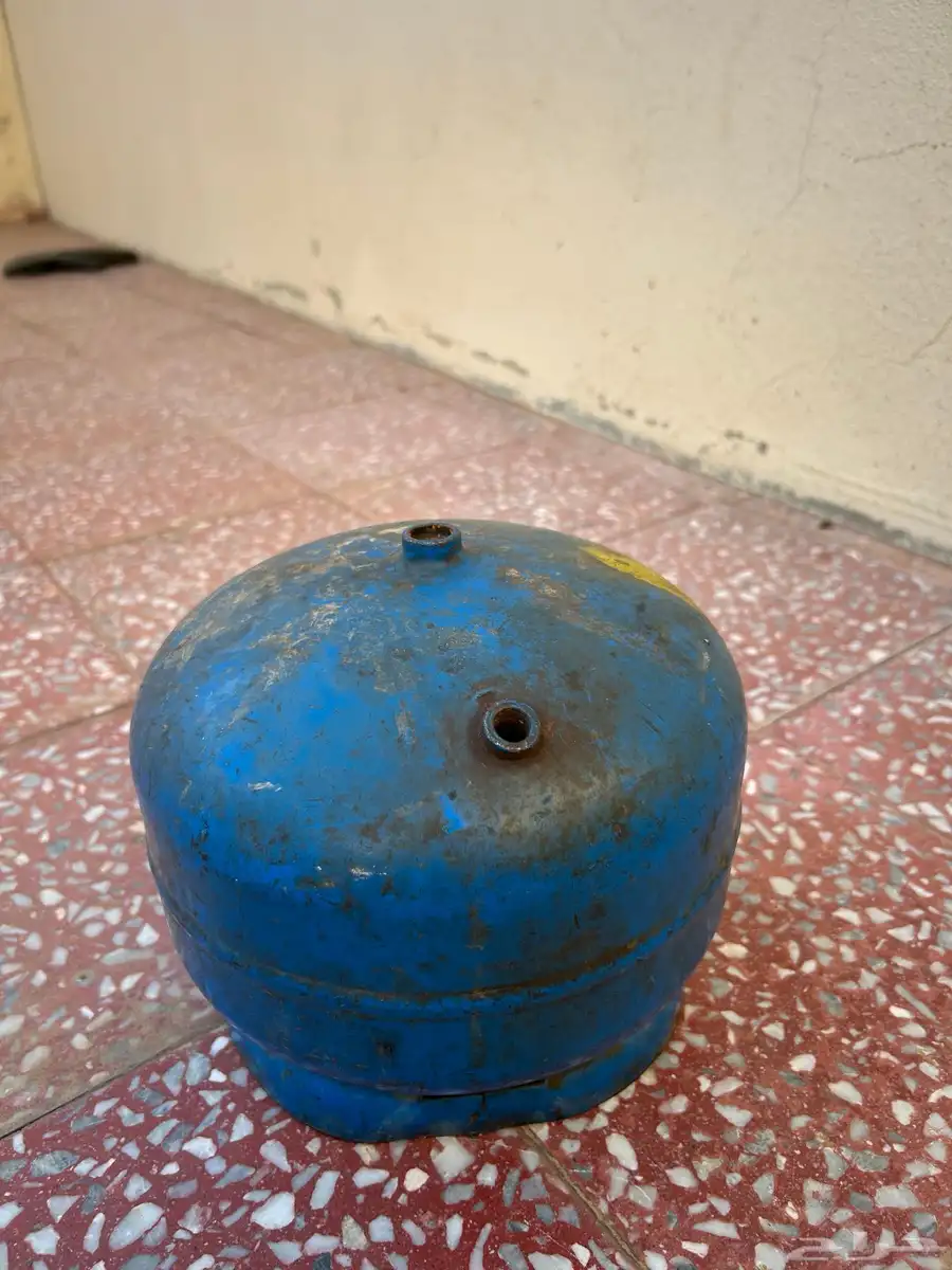 إسطوانة غاز زرقاء دائرية 2