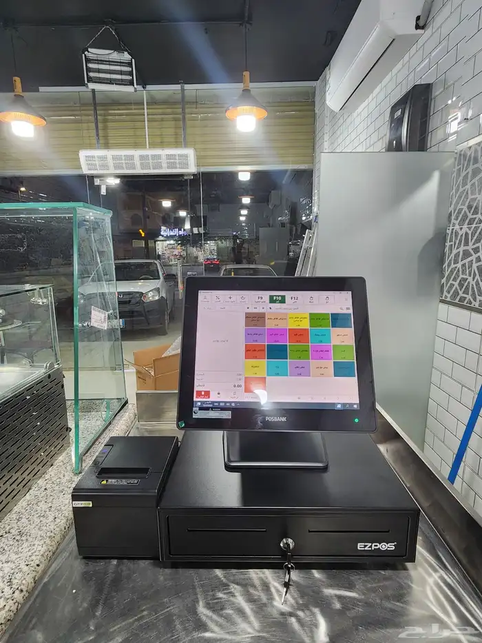 كاشير لمس كوري pos bank بسعر مخفض وضمان شامل التركيب 1