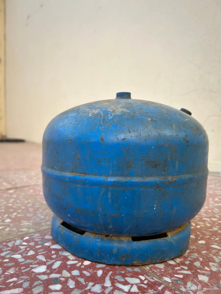 إسطوانة غاز زرقاء دائرية 3