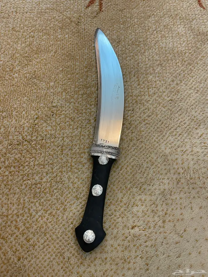 للبيع سكين فضه حزام 12