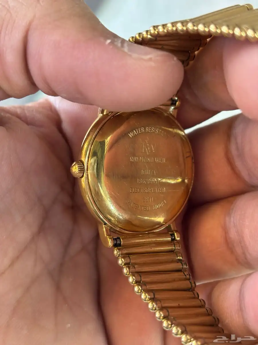 original vintage Raymond Weil watch automatic index