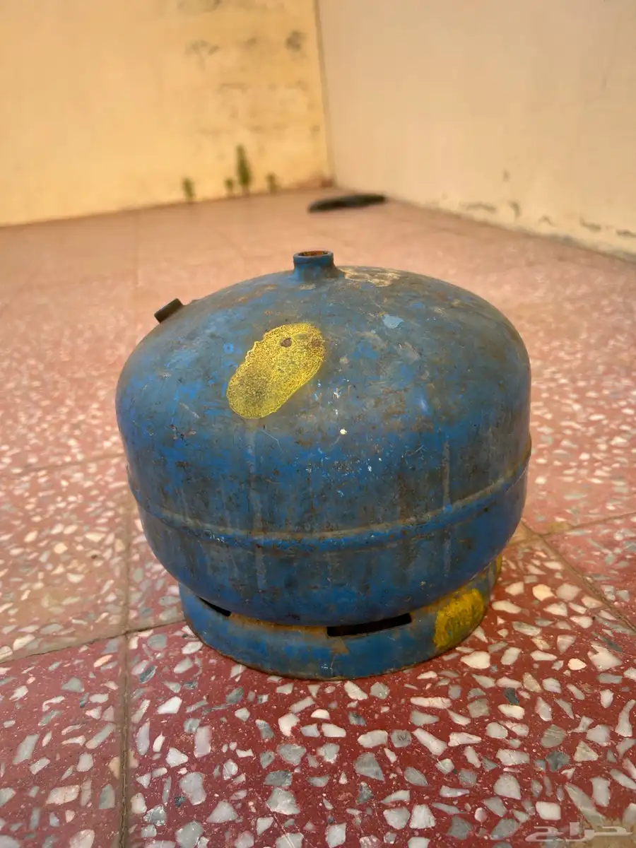 إسطوانة غاز زرقاء دائرية 1