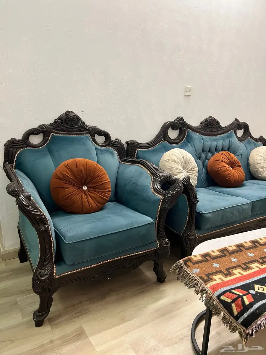 طقم كنب استقبال نظيف 1