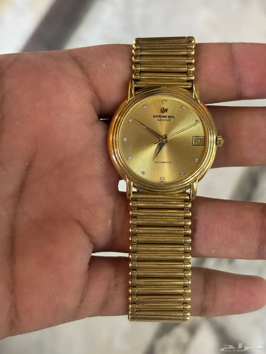 original vintage Raymond Weil watch automatic index