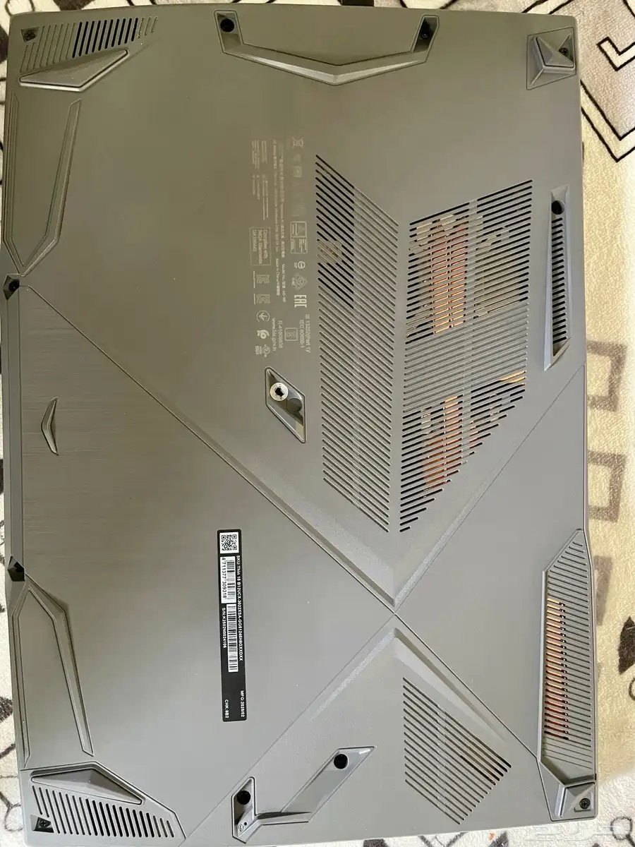 لاب توب العاب تردد شاشه 144 جيل 12 اي فايف Rtx2025 Msi 7