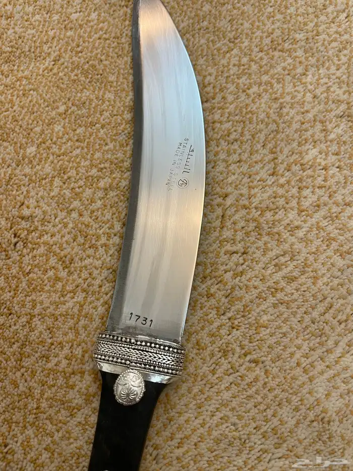 للبيع سكين فضه حزام 15