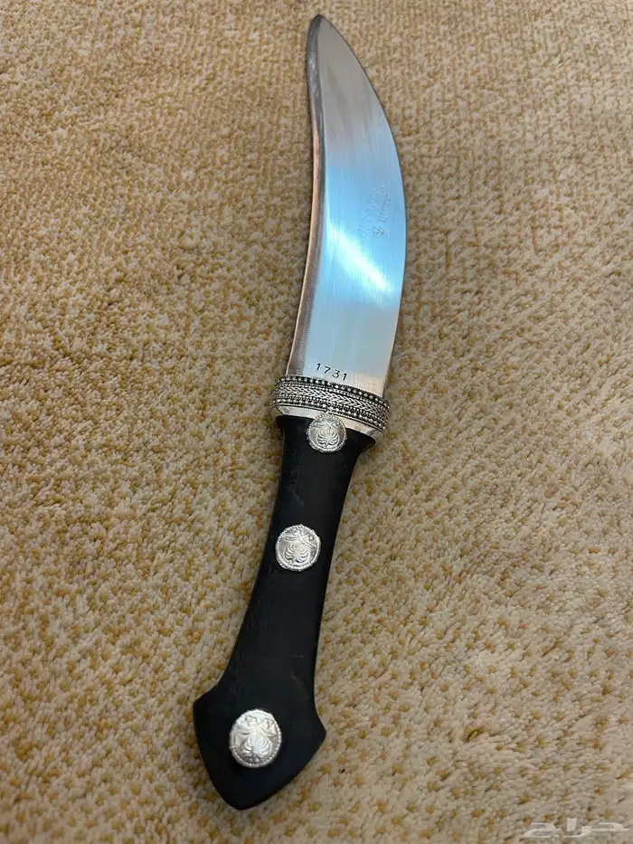 للبيع سكين فضه حزام 14