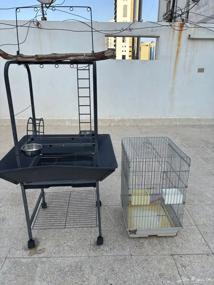 قفص ببغاء واستاند 0