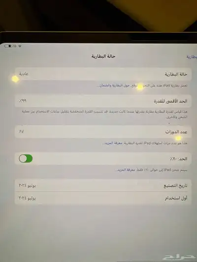 ايباد برو M4   الكفر الخاص فيه ابيض 4