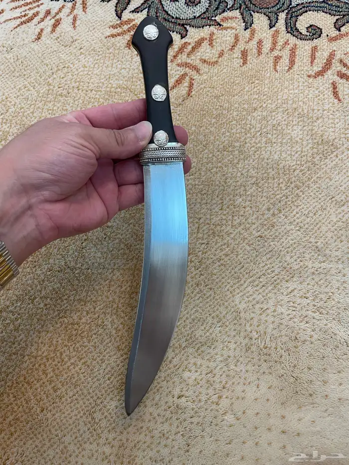 للبيع سكين فضه حزام 21