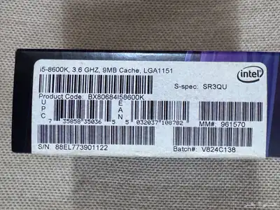 للبيع معالج i5-8600K 2