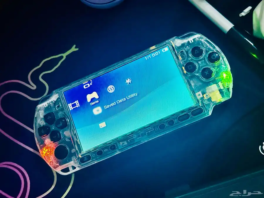 جهاز سوني psp3000 اصلي. مجدد بالكامل من الخارج 1
