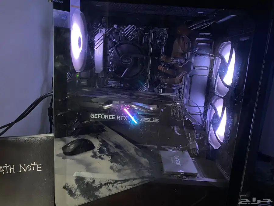 بيسي بي سي pc اخو الجديد ومعاه شاشه 180 هرتز منحنيه 1