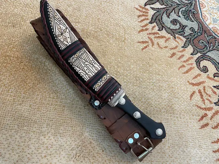 للبيع سكين فضه حزام 2