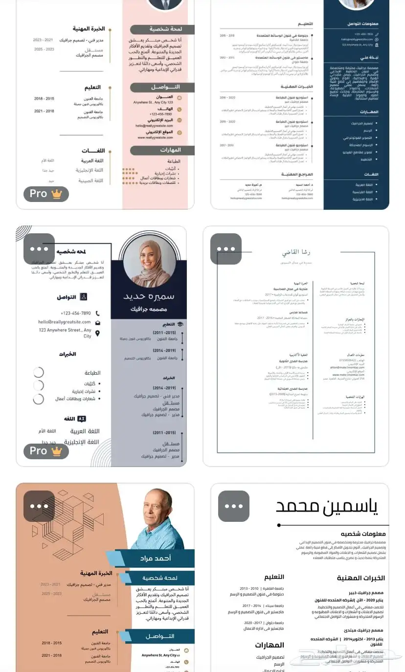تصميم Cv 0