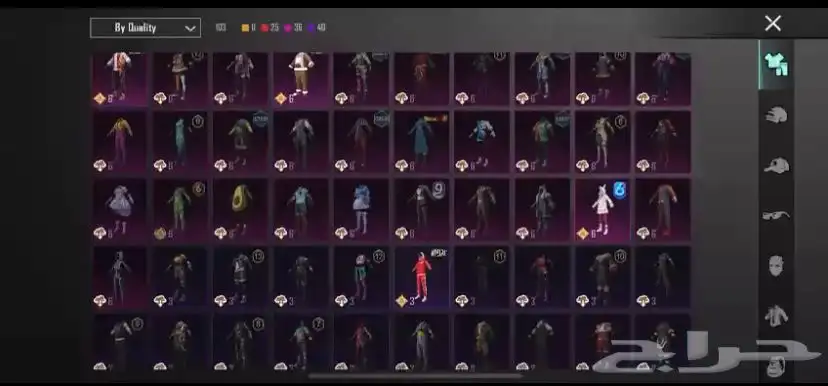 بيع حساب ببجي 4