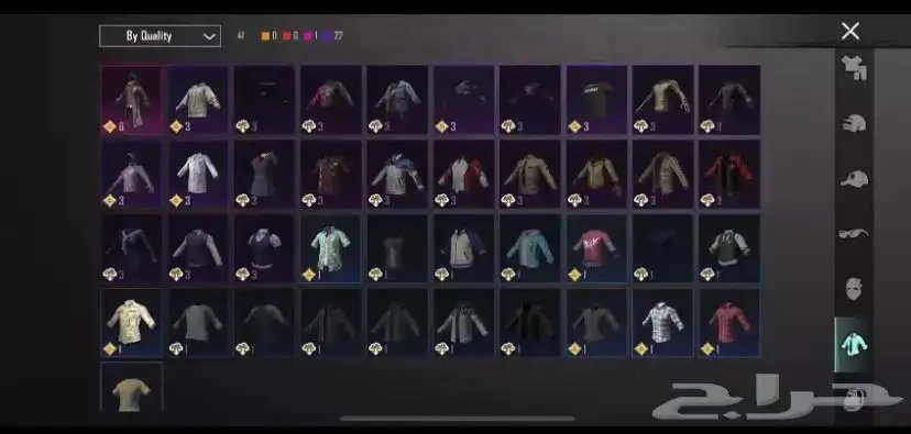 بيع حساب ببجي 10