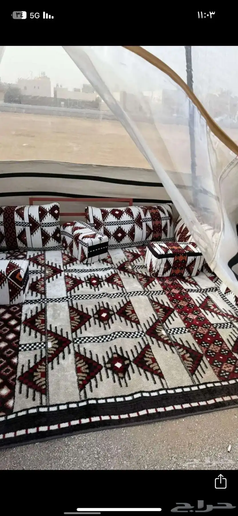 خيام وفرشها وأدواتها كامله 4