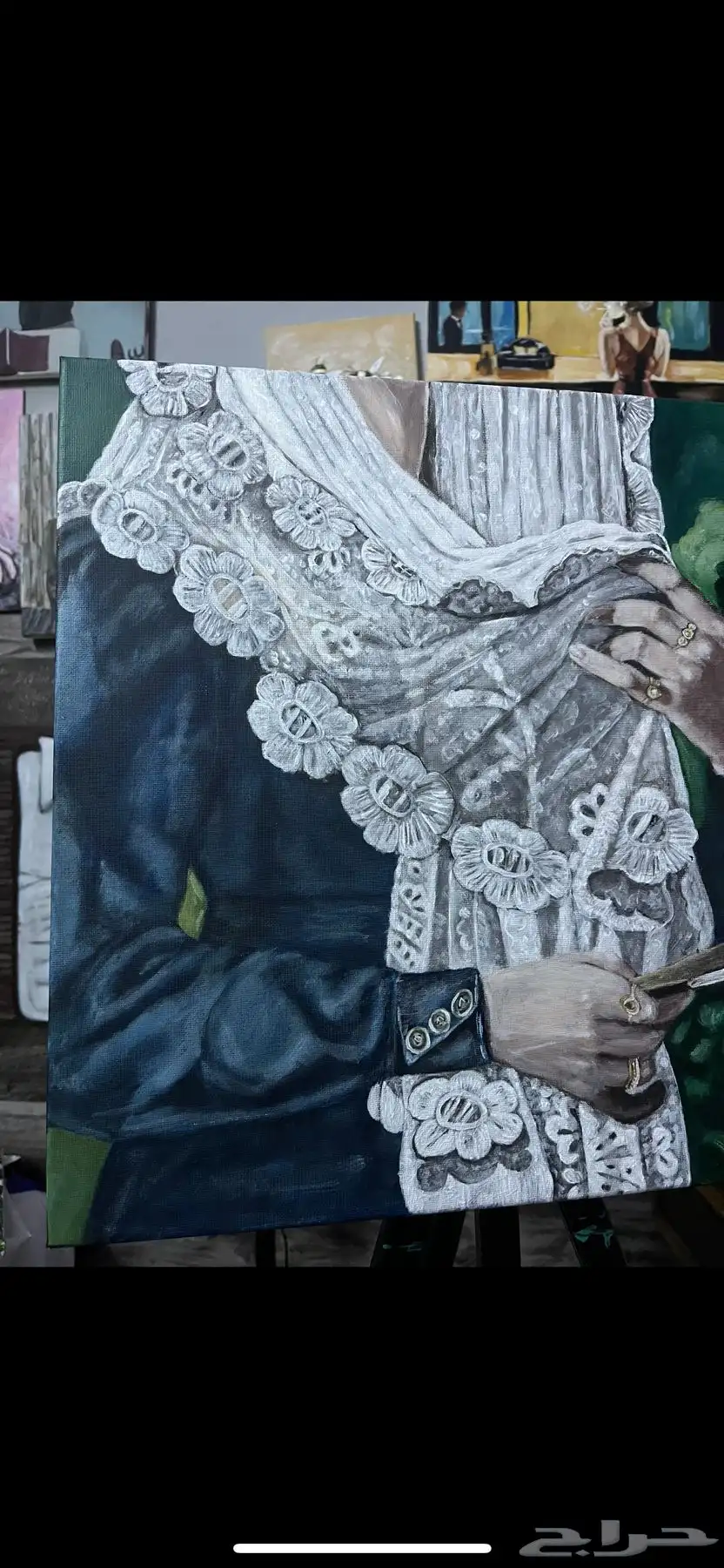 لوحه مرسومة يدو  يا 1