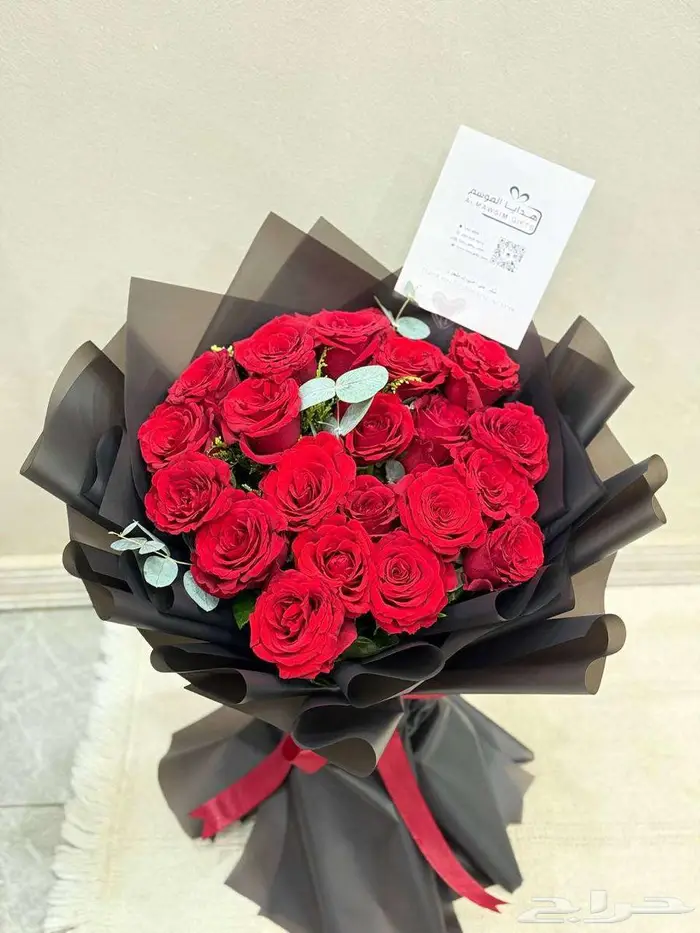 باقه ورد فاخره احمر 3