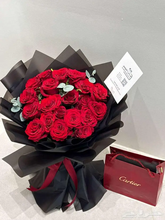 باقه ورد فاخره احمر 0