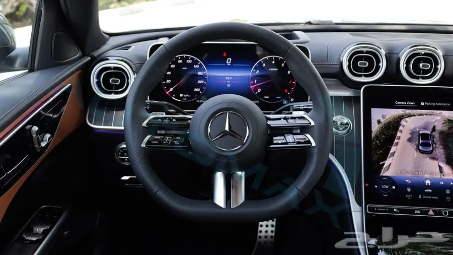 مرسيدس بنز c200 2025 بريميوم خليجي اصفار مع ضمان الوكيل 9