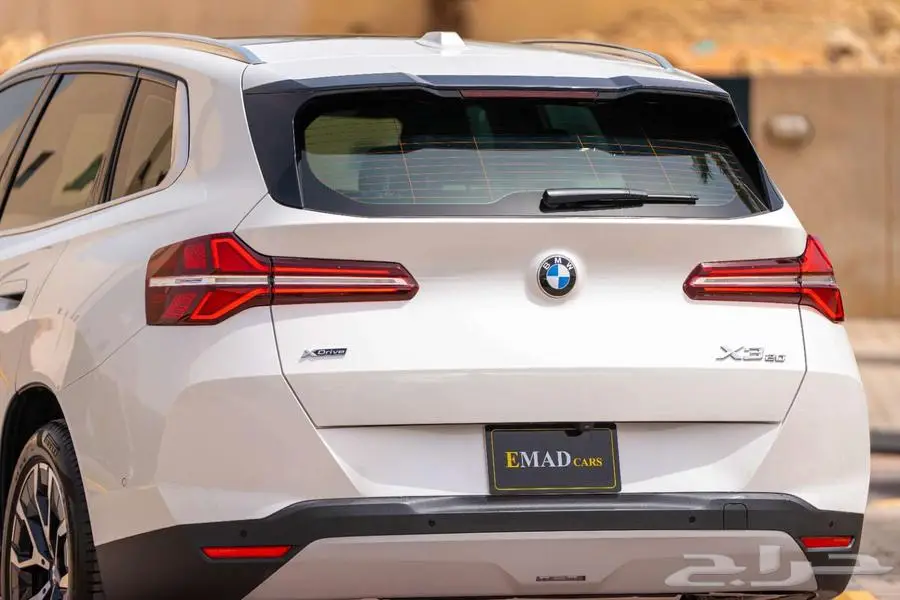 BMW X3 2025 ابيض خليجي تحت الضمان 4