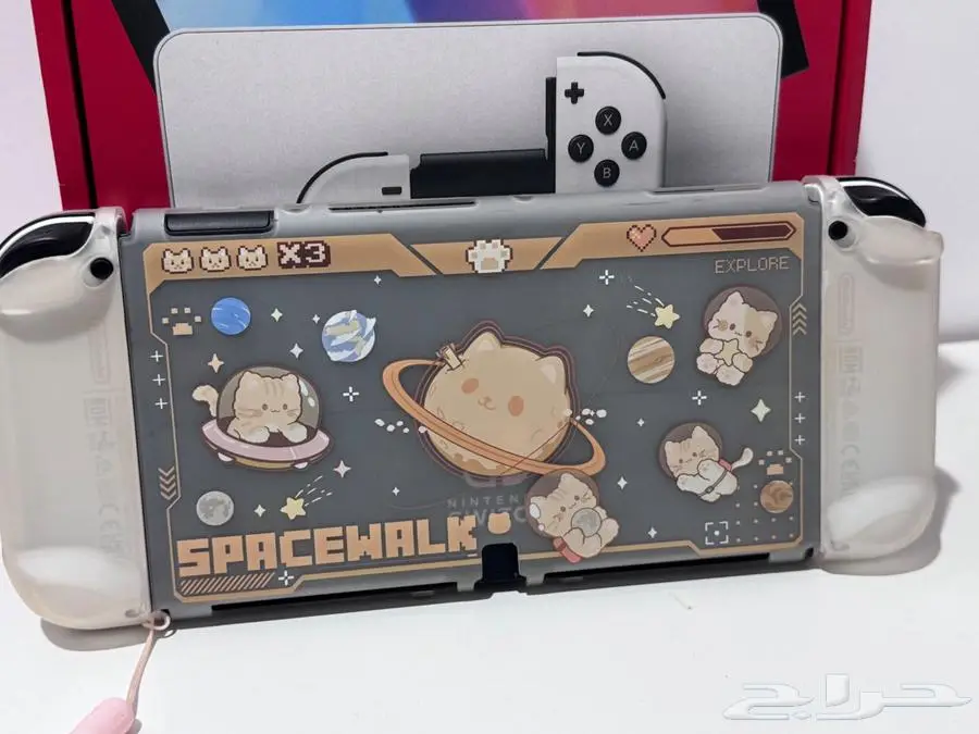 ننتندوسويتشOLED مع جميع الملحقات Nintendo Switch OLED Used 3
