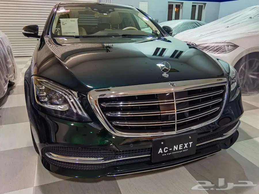 Mercedes Benz S450 2018 مميز اللون الزيتي كالجديد 4
